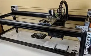 Portique igus dans un laboratoire