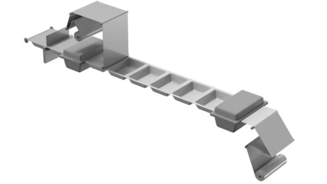 Schéma balicí jednotky