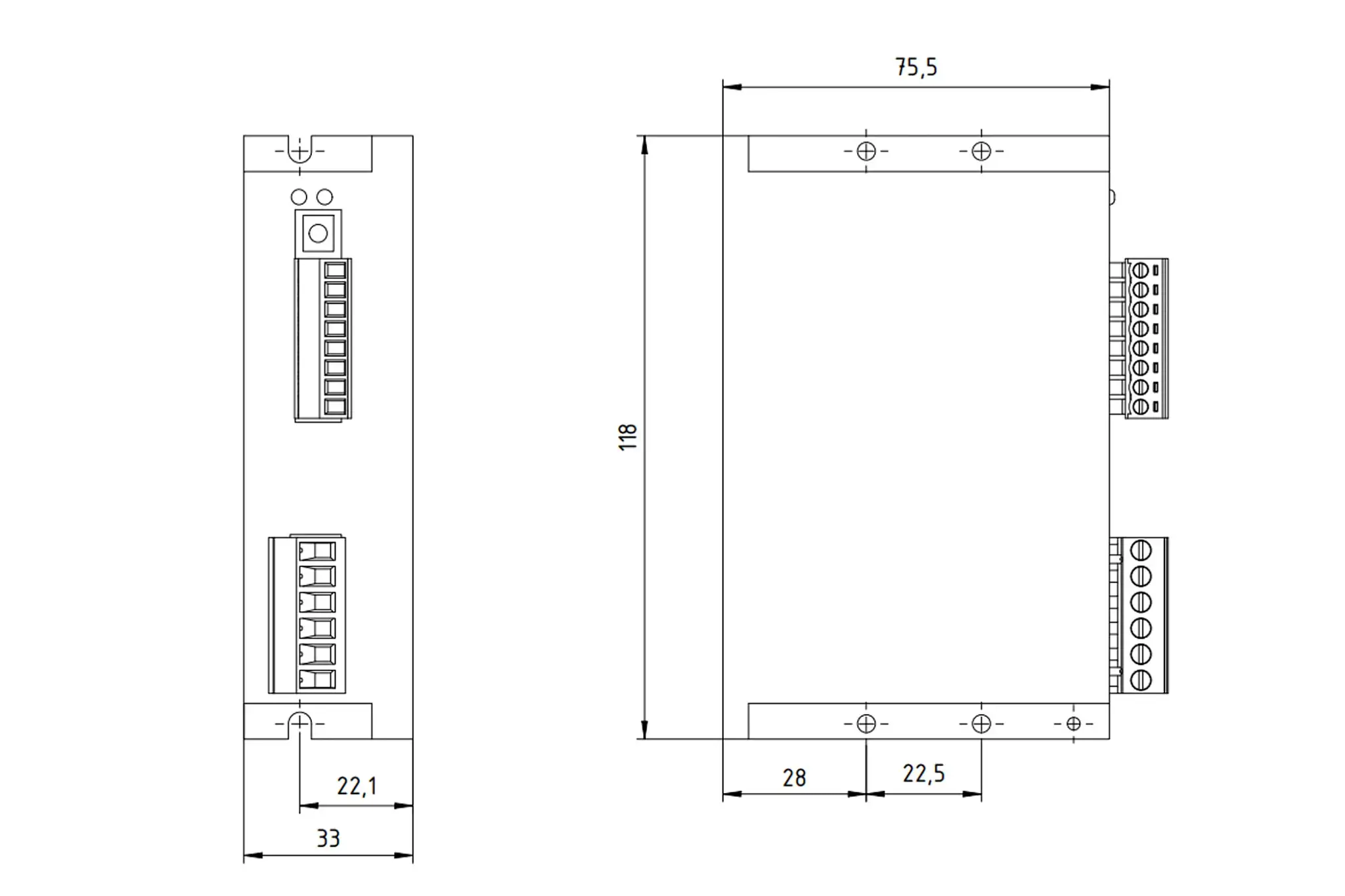 D8 technical drawing