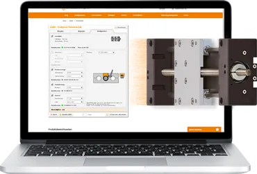 Configurator voor de drylin aandrijftechniek