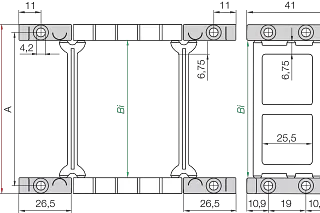 Anschlusselement für die TH3.25