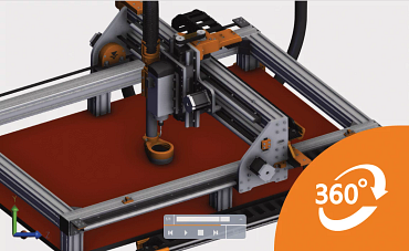 Interactive model DIY CNC milling machine