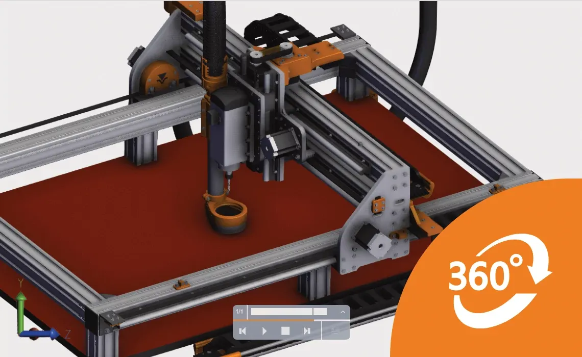 Modèle interactif pour fraiseuse CNC à faire soi-même