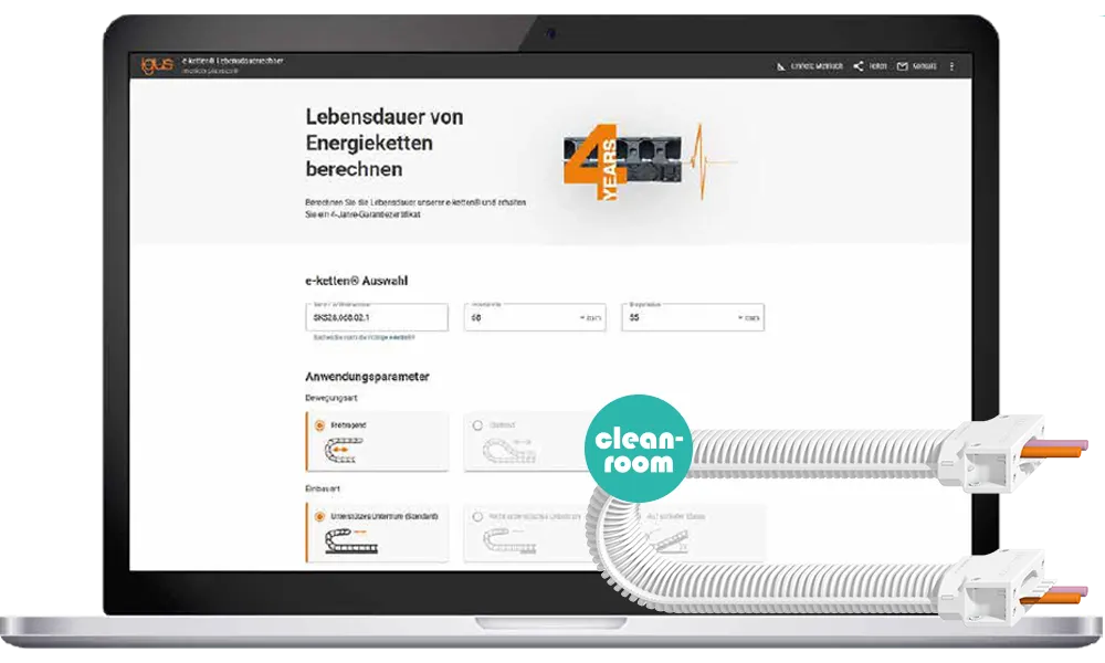 e-skin Long Life Calculator