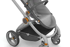 Pram with plain bearings