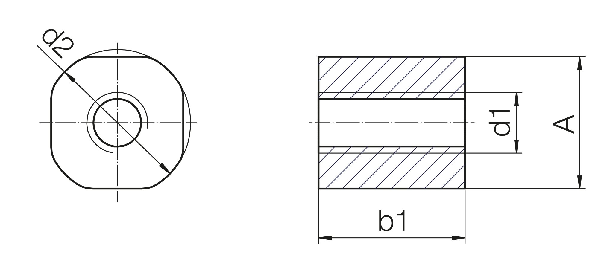 JSRM-M-01-TR8X1.5 technical drawing