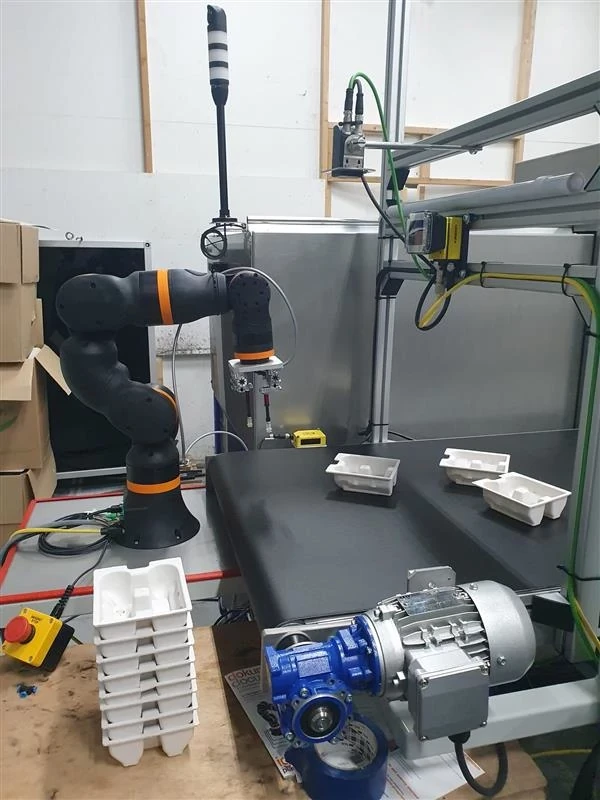 robolink DP wendet Etikett