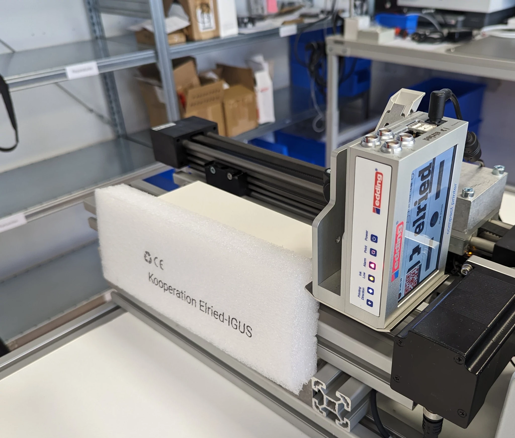 drylin ZLW nei sistemi di marcatura