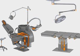 Medical furniture with igus products