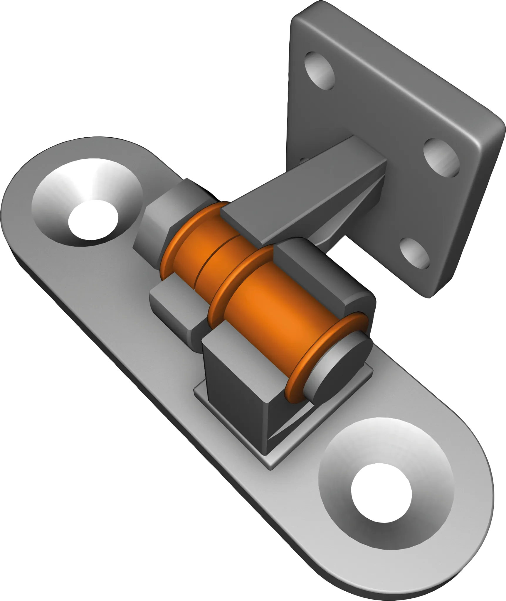 Plain bearing in the door hinge