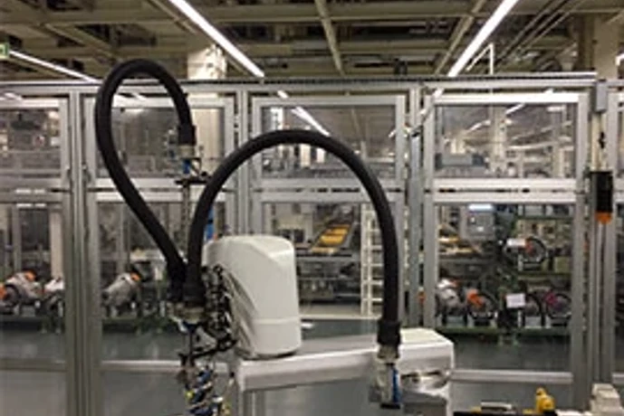 Scara Routing Machine SCARA cable solution | reliable cable guidance on the Scara robot