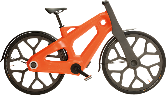 igus:bike, the bike made of solid plastic