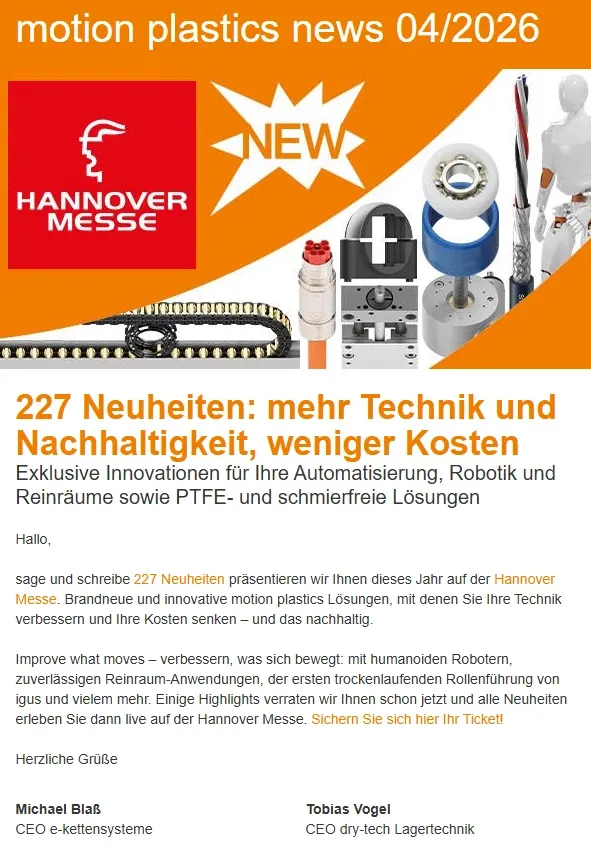 Editorial der motion plastics news 4/2026