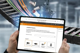 e-chain configurator on tablet