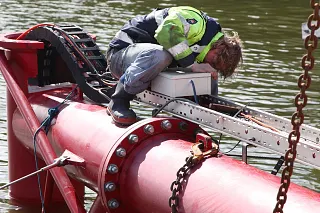 Rantai elektronik® Perakitan turbin pasang surut dari Tocardo