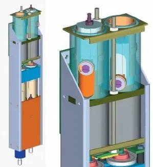 Esquema de máquina PCB con guía lineal