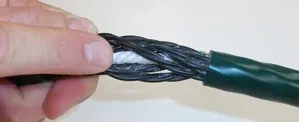 Cable con cuerda como núcleo