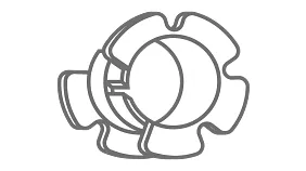 Double flange bearing