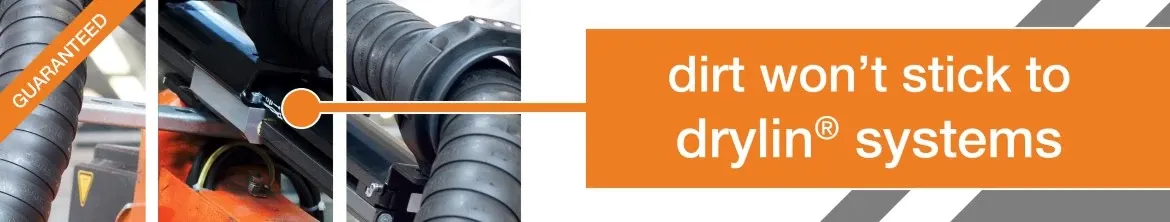 dirt-resistant drylin systems