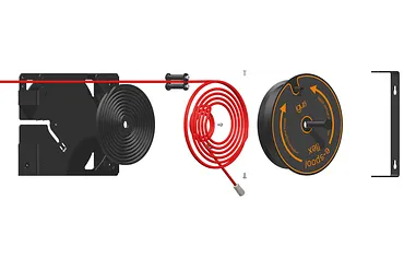 Cable reel e-spool flex | igus cable drum with no slip ring