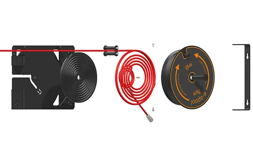 Cable reel e-spool flex | igus cable drum with no slip ring