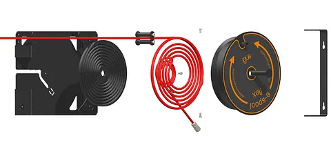 Cable reel e-spool flex | igus cable drum with no slip ring