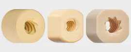Cylindrical lead screw nuts