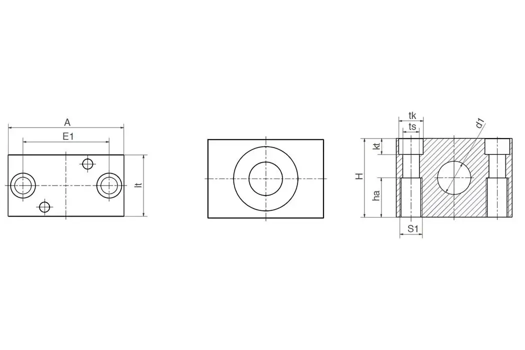 SLS-12X3-FL technical drawing