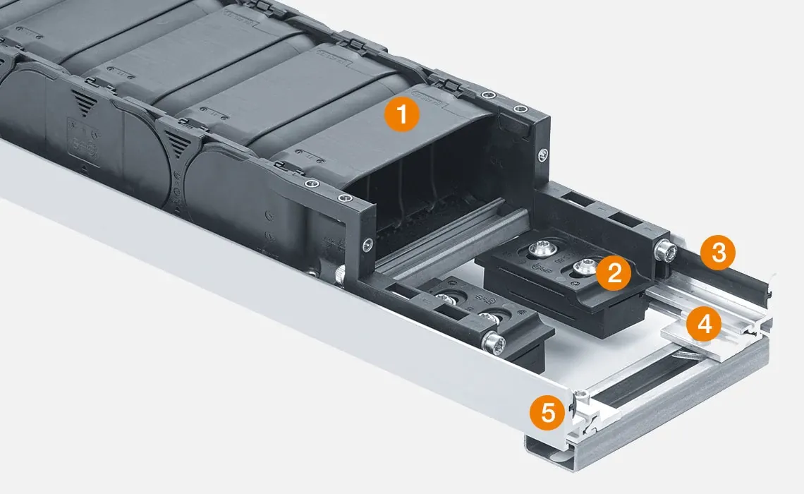 Aluminium support tray