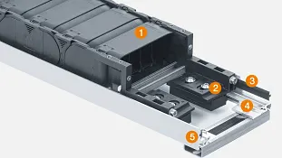 Aluminium support tray