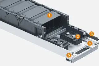 Aluminium support tray