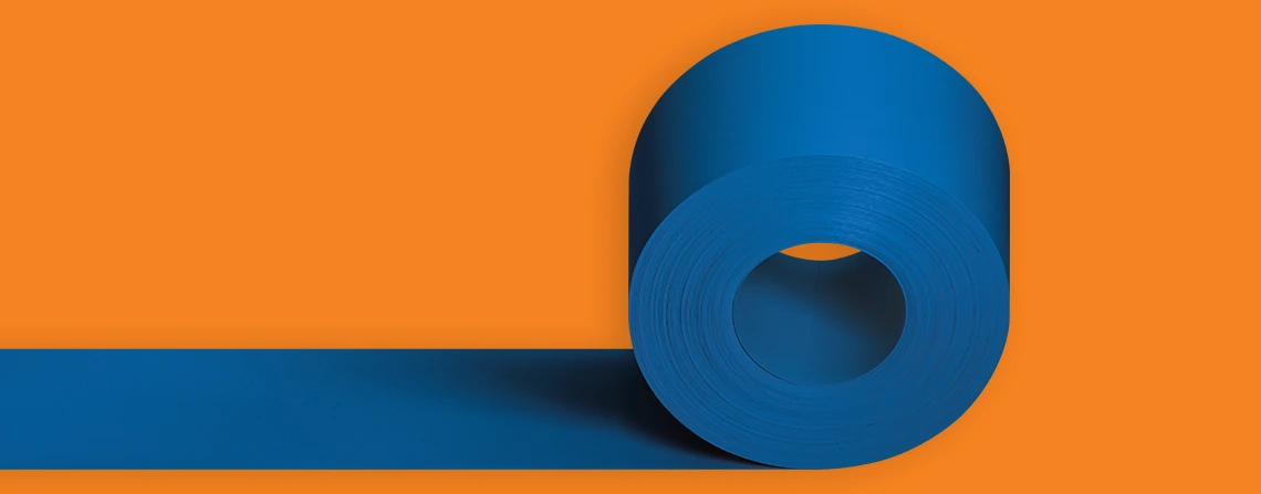 Cinta antifricción azul A160