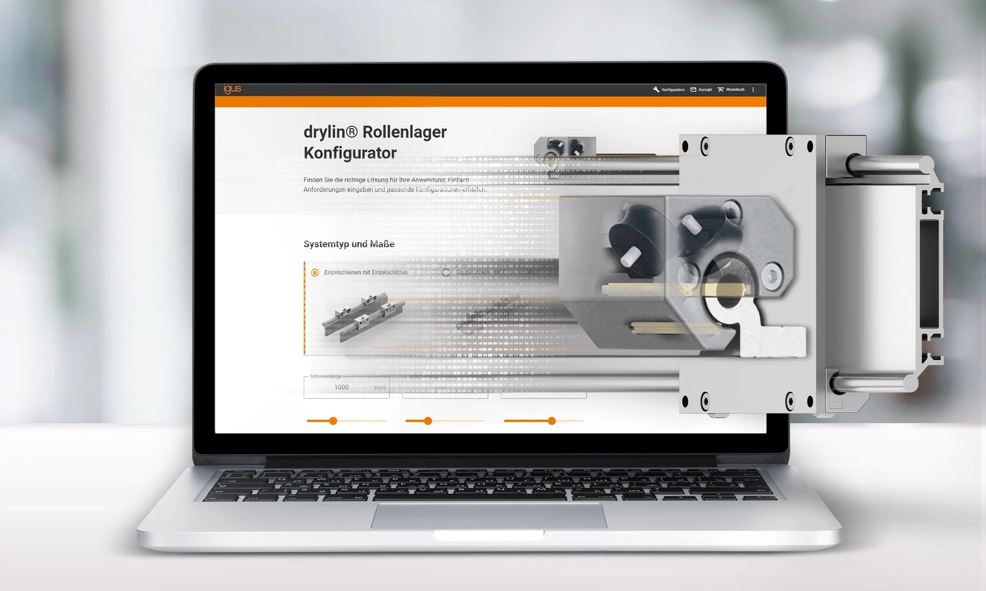 drylin&#174; Roller bearing configurator