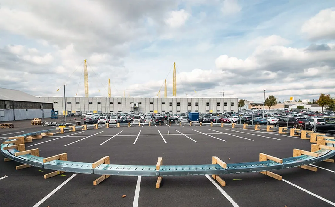 El mayor módulo rotatorio, utilizado en una torreta de amarre