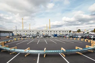 Największy moduł obrotowy zastosowany w wieży cumowniczej