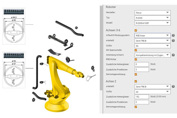 retraction system triflex® RSE linear