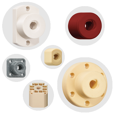 Ecrous pour vis filetées