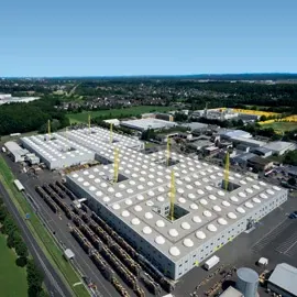 Vue aérienne du site igus de Cologne