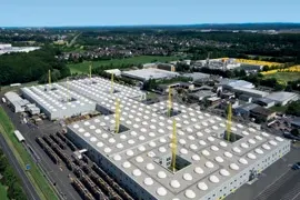 Air view of the igus location in Cologne