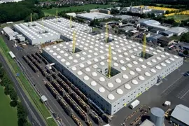 Air view of the igus location in Cologne