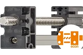 Cost-effective linear modules with toothed belt drive
