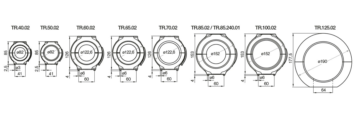 triflex® R mounting brackets