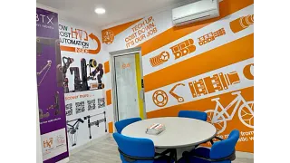 Waiting Room PT igus Indonesia. Kantor PT igus Taman Tekno