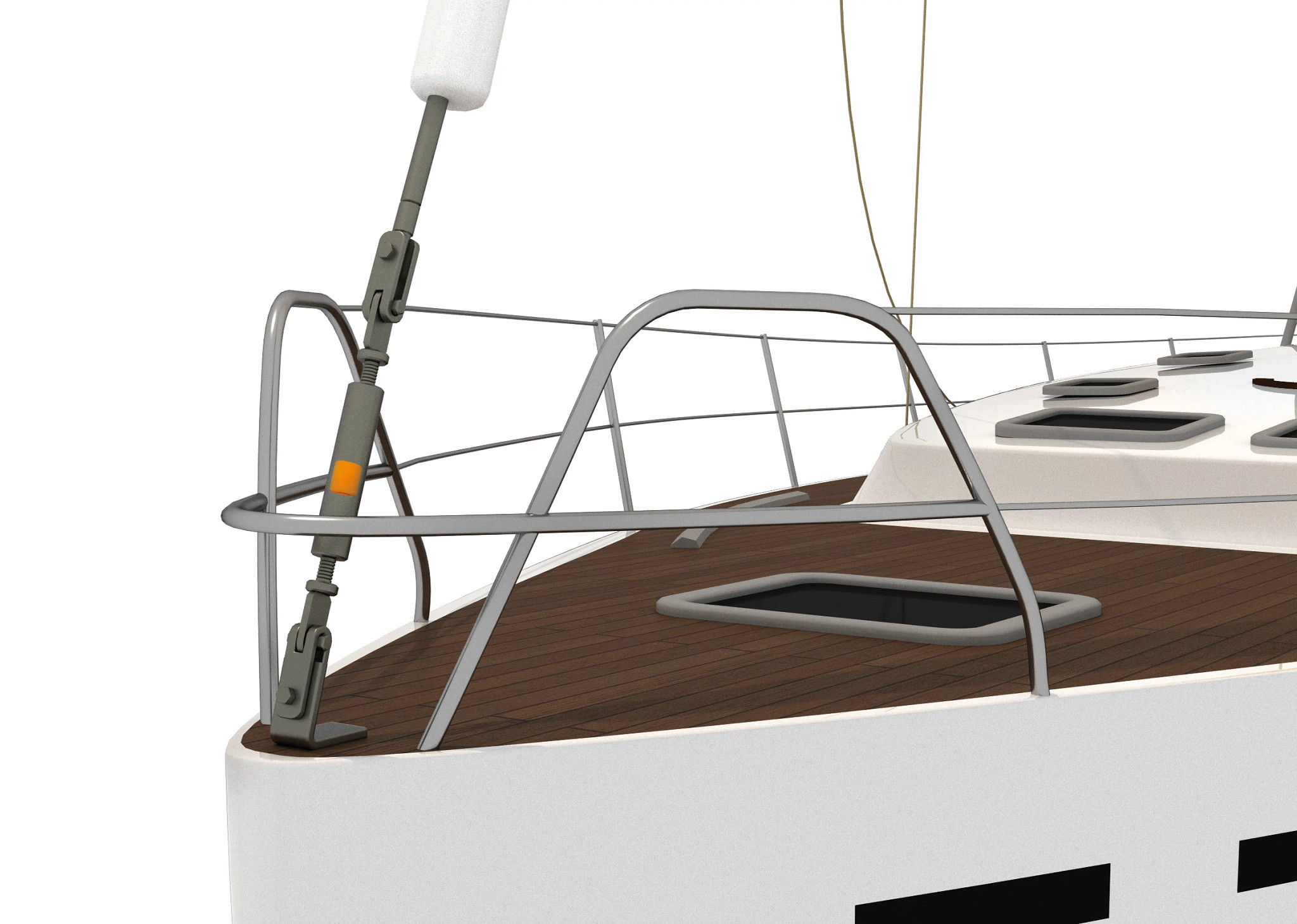 Enrouleur avec rotule lisse