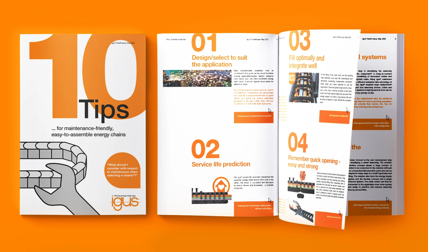 Livre blanc pour l'entretien des chaînes porte-câbles