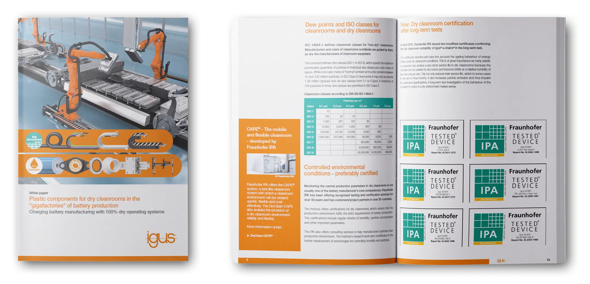 White paper: Plastic components for dry cleanrooms in the "gigafactories" of battery production