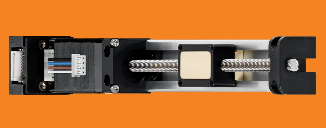 Miniature SLNV linear actuator with motor