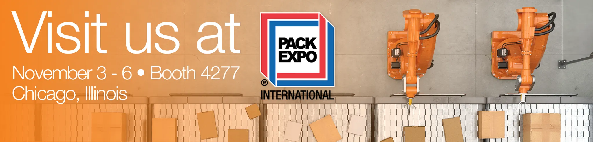 Visítenos en PACK Expo - Stand 4277