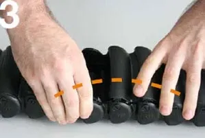 Assembling RX pipe 3b