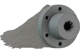 Polvo SLS negro y electrostáticamente disipativo